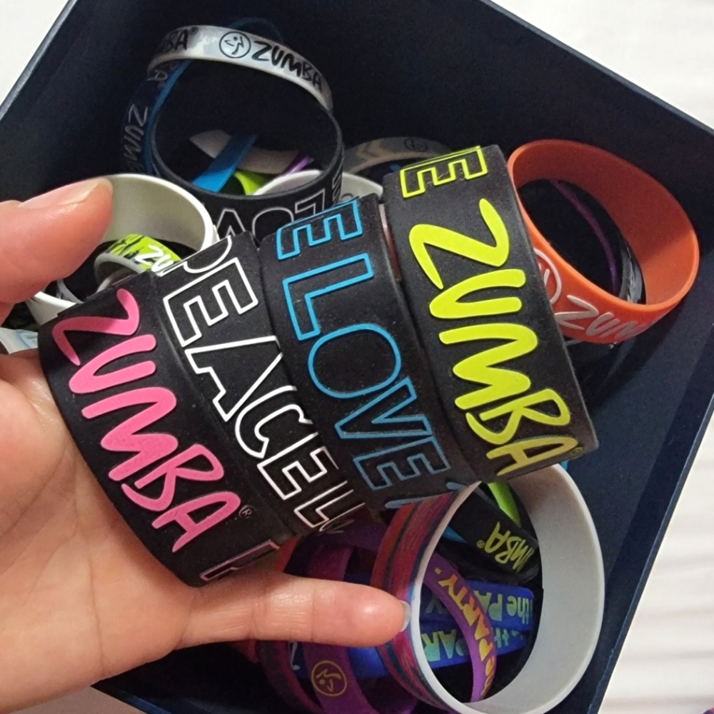 Peace Love Zumba bracelets
